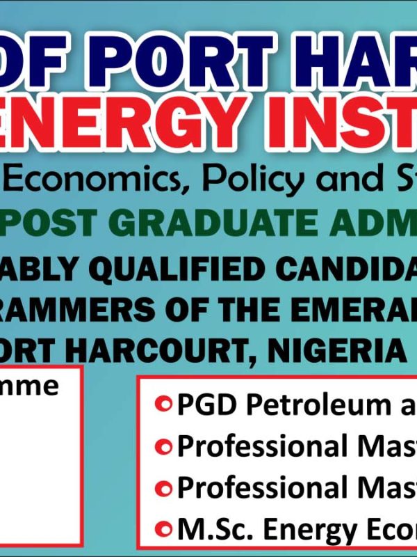 UNIVERSITY OF PORT HARCOURT, EMERALD ENERGY INSTITUTE