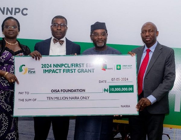 NNPC/First E&P JV Empowers NGOs with N53.4m