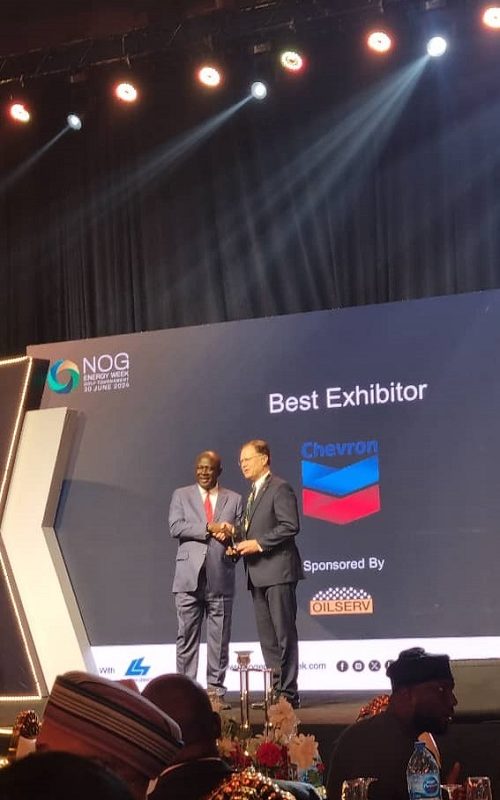 Chevron Nigeria Wins Best Exhibitor Award at 2024 NOG Energy Week