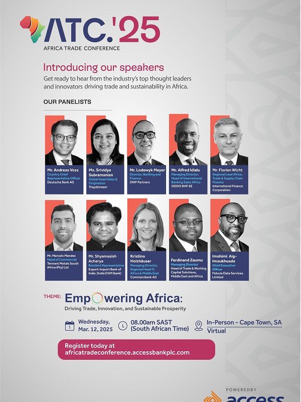 Global Trade and Finance Leaders to Headline Access Bank’s Africa Trade Conference 2025